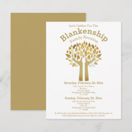 ハンズアップツリ葉ー懇親会テンプレート 招待状