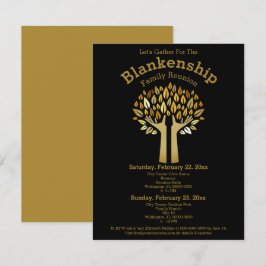 ハンズアップツリ葉ー懇親会テンプレート 招待状