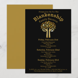 ハンズアップツリ葉ー懇親会テンプレート 招待状