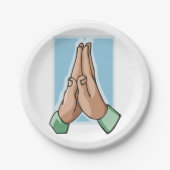 ハンズイン祈りの言葉 ペーパープレート (正面)