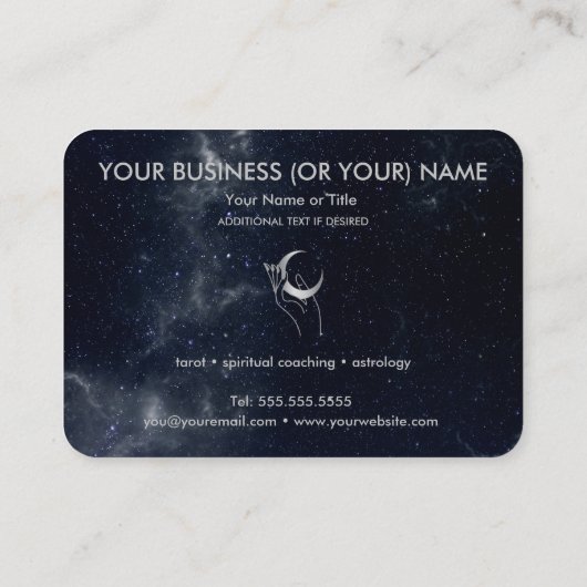 ハンズウィズムーンズコスモス星占星タロット 名刺 (裏面)