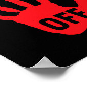 ハンズオフ医療メディケア社会保障トランプ ポスター (角)