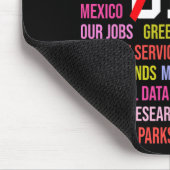 ハンズオフ抗議4月5日（土）男性女性8 マウスパッド (コーナー)