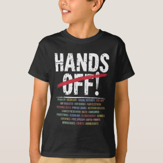 ハンズオフ抗議Tシャツ2.png Tシャツ