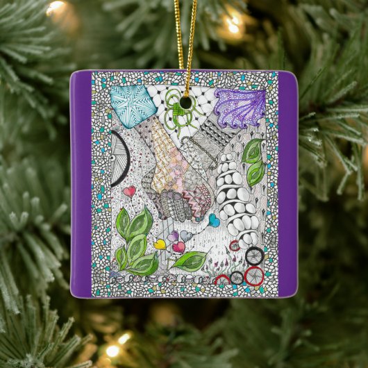 ハンズオーバーハートオーナメント セラミックオーナメント (ツリー)