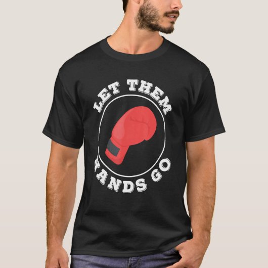 ハンズゴーボクシングトレーナーコーチ Tシャツ (正面)