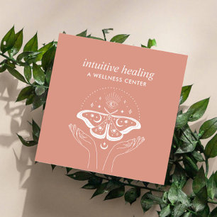 ハンズサードアイムーンモスヨガスピリチュアルコーチ スクエア名刺