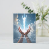 ハンズソウルフリーを設定し、あなたが行った悔やみや弔慰 ポストカード (スタンド正面)