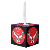 ハンズタイドサンダー_コーブエアフレッシュナー キューブオーナメント (裏面アングル)