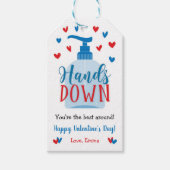 ハンズダウンギフトラベルバレンタインデー石鹸 ギフトタグ (正面)