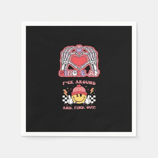 ハンズハロウィンおもしろい- Grabby Ghoul スタンダードカクテルナプキン (正面)