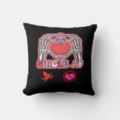 ハンズハロウィーン引用文 – 不気味なかわいいスローガン クッション (正面)