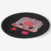 ハンズハロウィーン引用文 – 不気味なかわいいスローガン ペーパープレート (アングル)