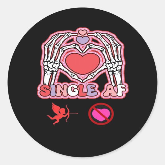 ハンズハロウィーン引用文 – 不気味なかわいいスローガン ラウンドシール (正面)