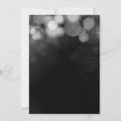 ハンズパーティー招待カード シルバーグリッター 招待状 (裏面)