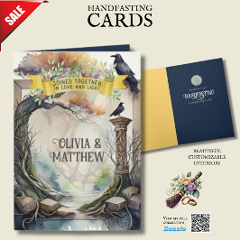 ハンズファストカパーソナライズされたードハンズラヴェンス🌿 カード