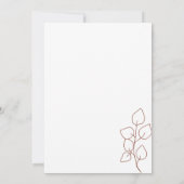 ハンズフラワー祈ズ 招待状 (裏面)