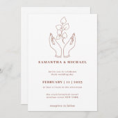 ハンズフラワー祈ズ 招待状 (正面/裏面)