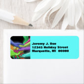 ハンズフレンズスタックネオン差出人住所ラベル ラベル (インサイチュ)