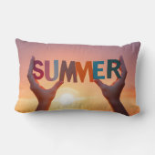 ハンズホールディングサマー文字 ランバークッション (裏面)