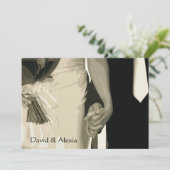 ハンズリハー結婚サルディナー招待状 招待状 (スタンド正面)