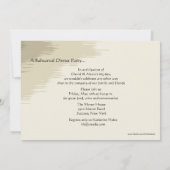 ハンズリハー結婚サルディナー招待状 招待状 (裏面)