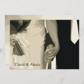 ハンズリハー結婚サルディナー招待状 招待状 (正面/裏面)