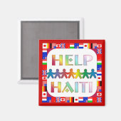 ハンズ救済ハイチ磁石 マグネット (正面/裏面)