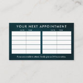 ハンズ陰陽指圧アポイントメント 名刺 (裏面)