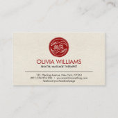 ハンズ陰陽指圧アポイントメント 名刺 (正面)