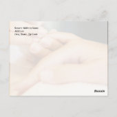 ハンズ・マニ与えキュア、ネイルサロン ポストカード (裏面)