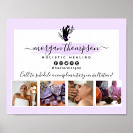 ハンズ&ムーンフェイズマッサージスパサロンマーケティング ポスター