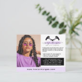 ハンズ&ムーンフェイズマッサージ霊気ロゴマーケティング ポストカード (スタンド正面)