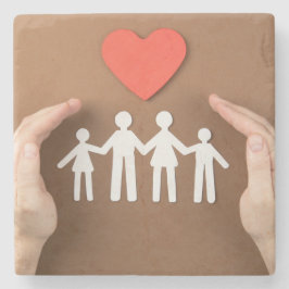 ハンズ&紙ピープルコースター✋ ストーンコースター