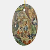 ハンセルアンドグレテルアットザウィッチコテージ セラミックオーナメント (左)