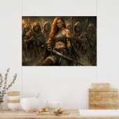 ハンセン病患者の女王 ポスター (キッチン)