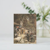 ハンゼルとグレテルが魔女に出会う ポストカード (スタンド正面)