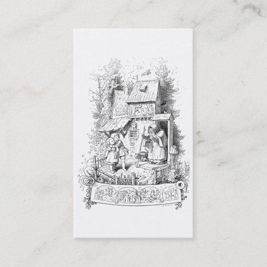 ハンゼルとグレテルが魔女に出会う 名刺 (正面)