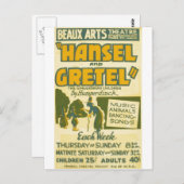 ハンゼルとグレテル – オペラバイエンゲルバートハンパーディンク ポストカード (正面/裏面)