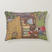 ハンゼルとグレテル、ヴィンテージ童話byハウマン アクセントクッション (正面)