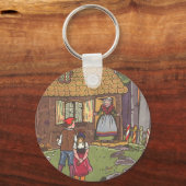ハンゼルとグレテル、ヴィンテージ童話byハウマン キーホルダー (正面)