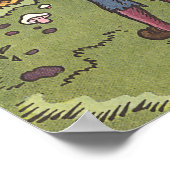 ハンゼルとグレテル、ヴィンテージ童話byハウマン ポスター