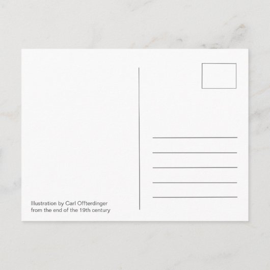 ハンゼルとグレテルCC0207おとぎ話はがき ポストカード (裏面)