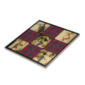 ハンゼルとグレーテルコラージセラミックタイル タイル (側面)