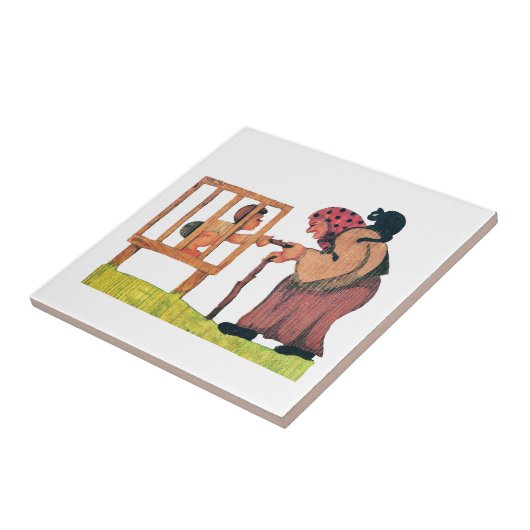 ハンゼルと魔女 タイル (側面)