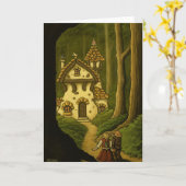 ハンゼル&グレテルfairytale greetingcard カード (黄色い花)