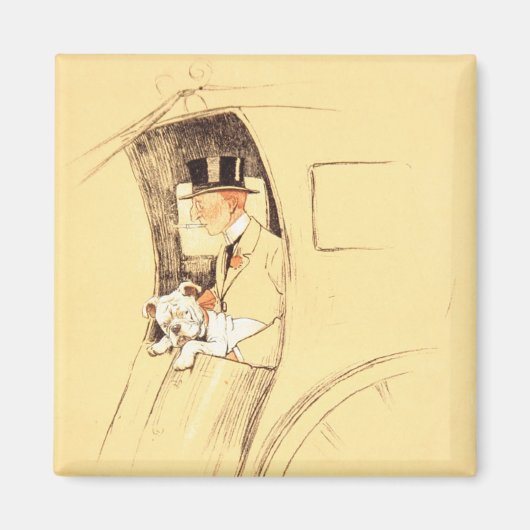 ハンソムキャブ マグネット (正面)