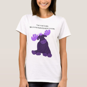 ハンソンの紫色のアメリカヘラジカ Tシャツ