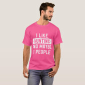 ハンタおもしろいーは狩りが好きだし、3人も好きかもしれない Tシャツ (正面フル)