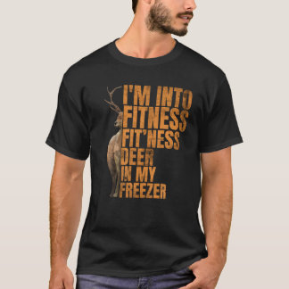 ハンタおもしろいーパパIはフィットネスディアフリーザーHunに Tシャツ